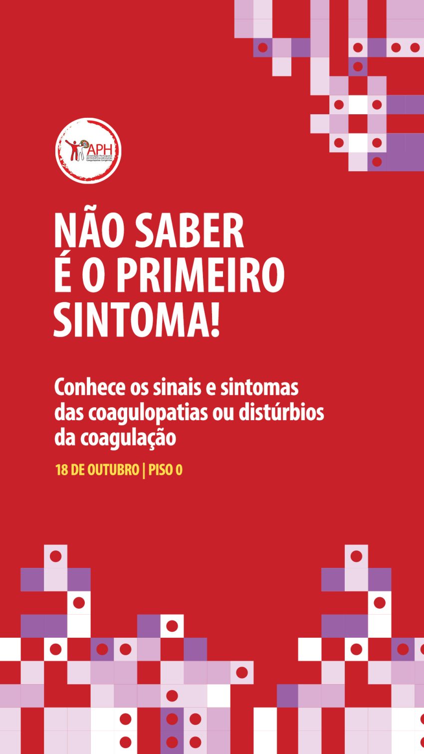 Campanha “Não saber é o primeiro sintoma” alerta mulheres para distúrbios de coagulopatia