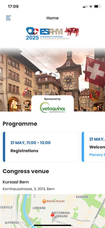 A Vetoquinol patrocina a aplicação oficial do Simpósio Europeu de Gestão da Saúde Suína (ESPHM 2025)