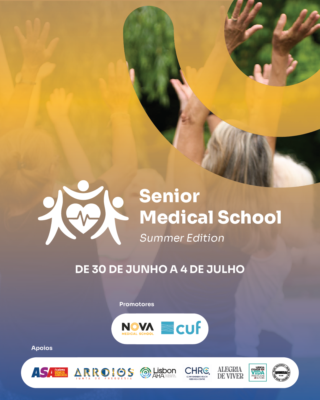 NOVA Medical School em colaboração com a CUF lança programa para capacitar população 50+ na gestão da saúde
