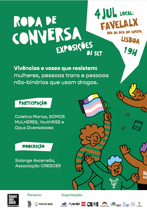 Support. Don’t Punish 2025 – Evento que amplia as voz de mulheres, pessoa trans e pessoas não binárias que usam drogas