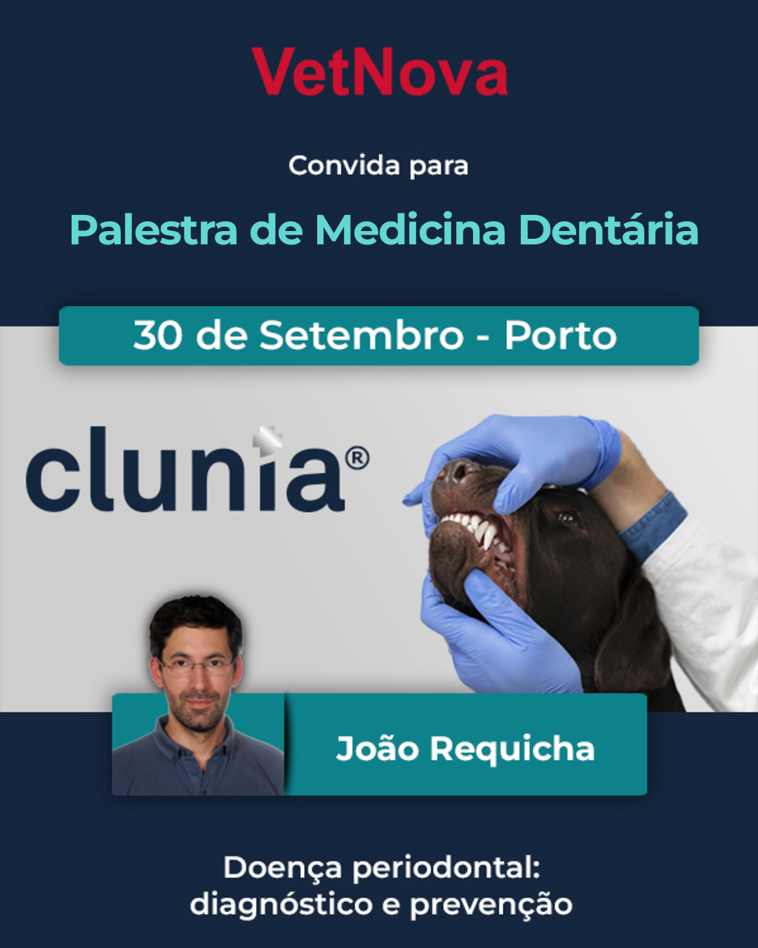 VetNova promove palestra sobre doença periodontal em animais de companhia