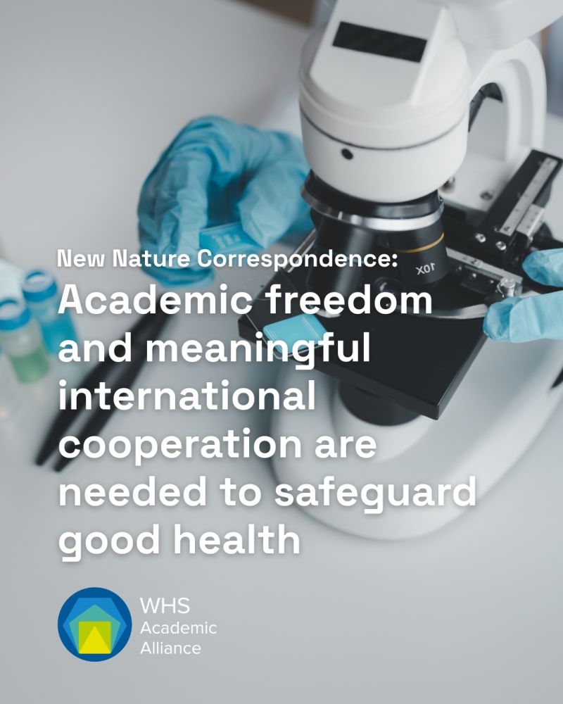 28 instituições científicas publicam declaração reiterando a importância da liberdade académica e da cooperação para a saúde global