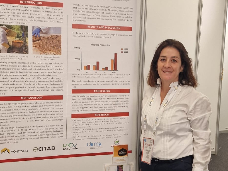 Estudo sobre o própolis português vence prémio mundial