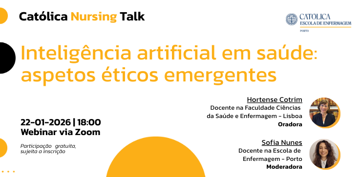Ética na Inteligência Artificial em saúde em debate nas Católica Nursing Talks 2026
