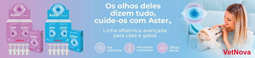 A VetNova amplia a sua linha oftálmica com o lançamento de Aster® Drops