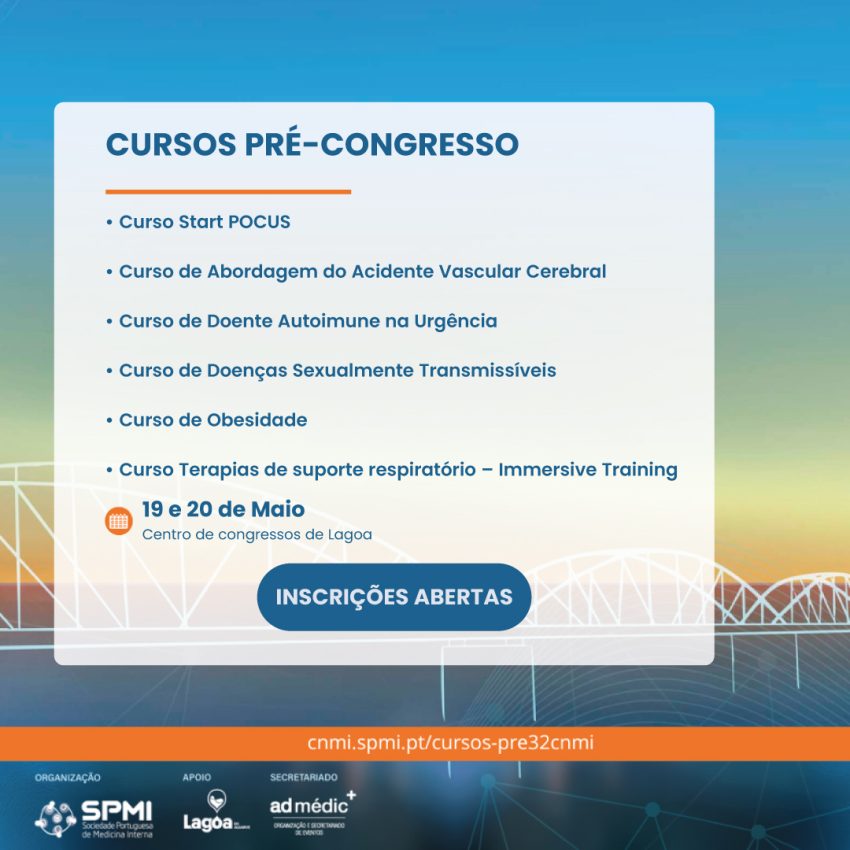 Congresso Nacional de Medicina Interna abre inscrições para cursos pré-congresso