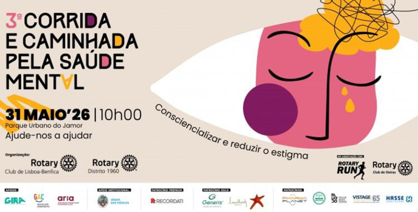 3.ª Corrida e Caminhada Solidária pela Saúde Mental está a chegar