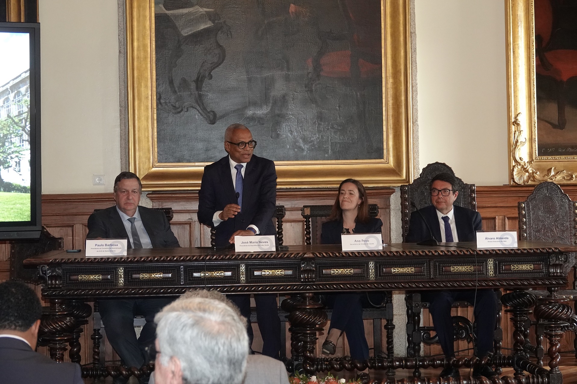 Presidente da República de Cabo Verde visita Hospital de Santo António e assinala marco histórico na cooperação em saúde