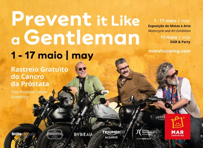 MAR Shopping Algarve apoia saúde masculina com 10.ª edição da campanha “Prevent it Like a Gentleman”