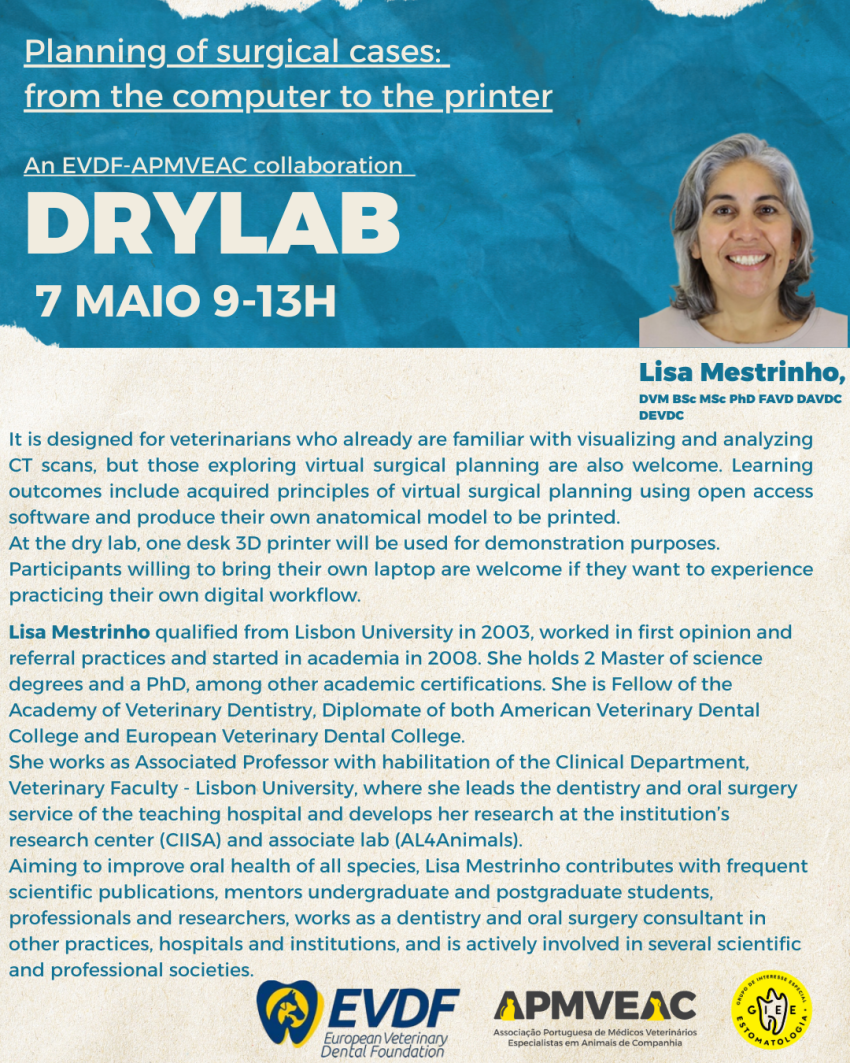 Dry Lab de Estomatologia no EVDF Congress – Porto