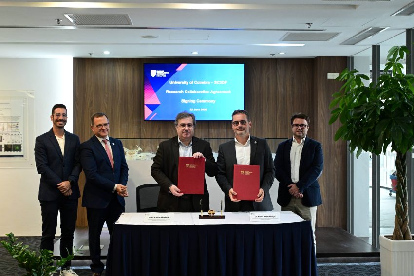 Universidade de Coimbra reforça presença internacional ao celebrar acordo estratégico com congénere de Singapura
