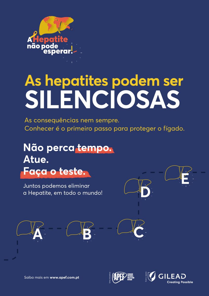 Campanha nacional alerta portugueses para a importância do diagnóstico das Hepatites Virais