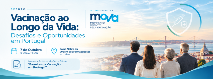 Apresentação das conclusões do estudo “Barreiras da Vacinação em Portugal” promove debate sobre desafios e oportunidades da vacinação ao longo da vida
