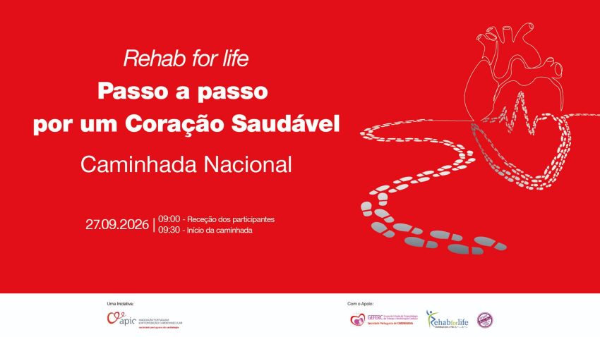 Mais de 500 sobreviventes de Enfarte Agudo do Miocárdio caminham pela saúde do coração