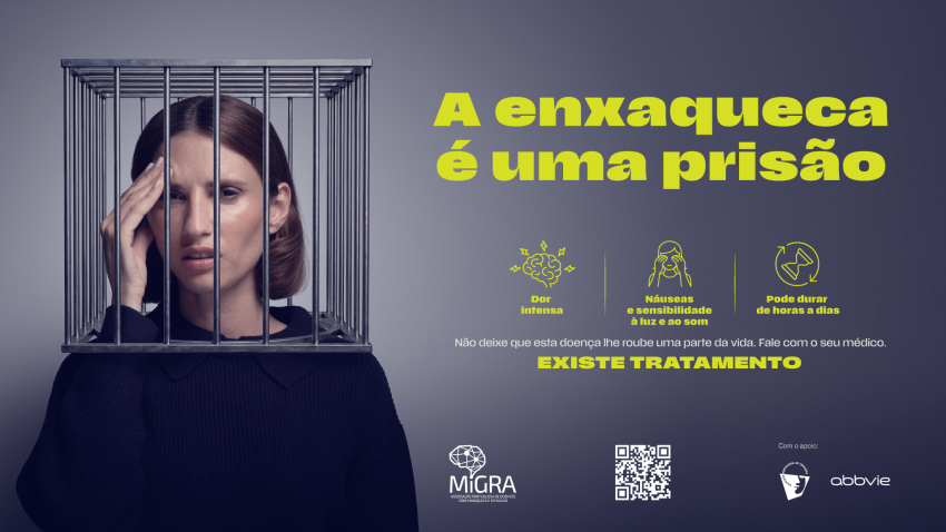 Nova campanha “A enxaqueca é uma prisão” alerta para uma doença desvalorizada 