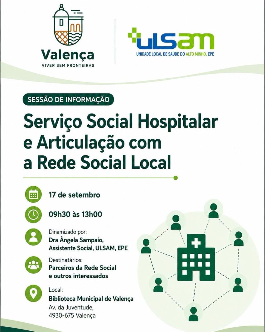 Valença Promove Sessão Sobre Serviço Social Hospitalar e Articulação com a Rede Social Local