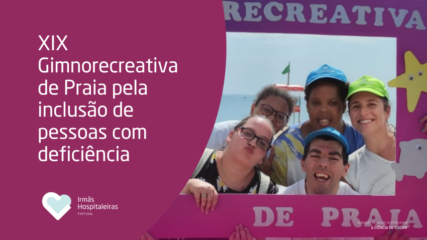 Irmãs Hospitaleiras promovem a XIX Gimnorecreativa de Praia pela inclusão de pessoas com deficiência