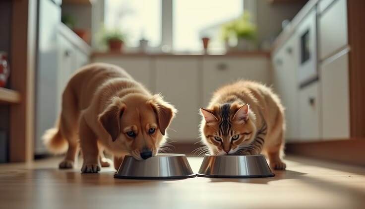 O seu animal de companhia come demasiado depressa? Saiba porquê