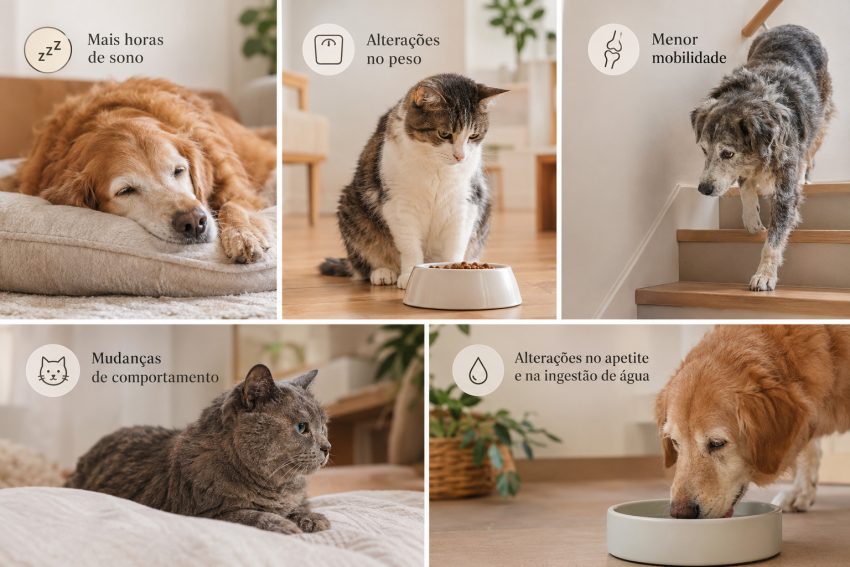 5 sinais que o seu animal de companhia está a envelhecer como adaptar os seus cuidados