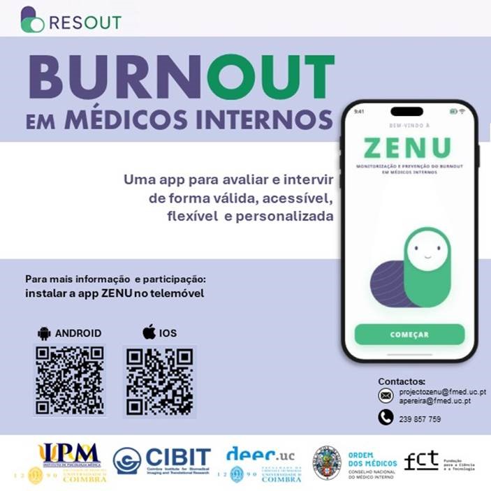 Equipa da Universidade de Coimbra está a desenvolver uma nova aplicação para prevenir o burnout em médicos internos