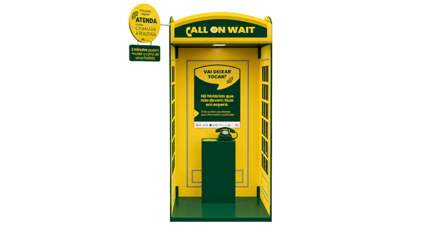 A iniciativa “Call on Wait” dá voz a quem vive com obesidade em espaços de espera em várias cidades do país