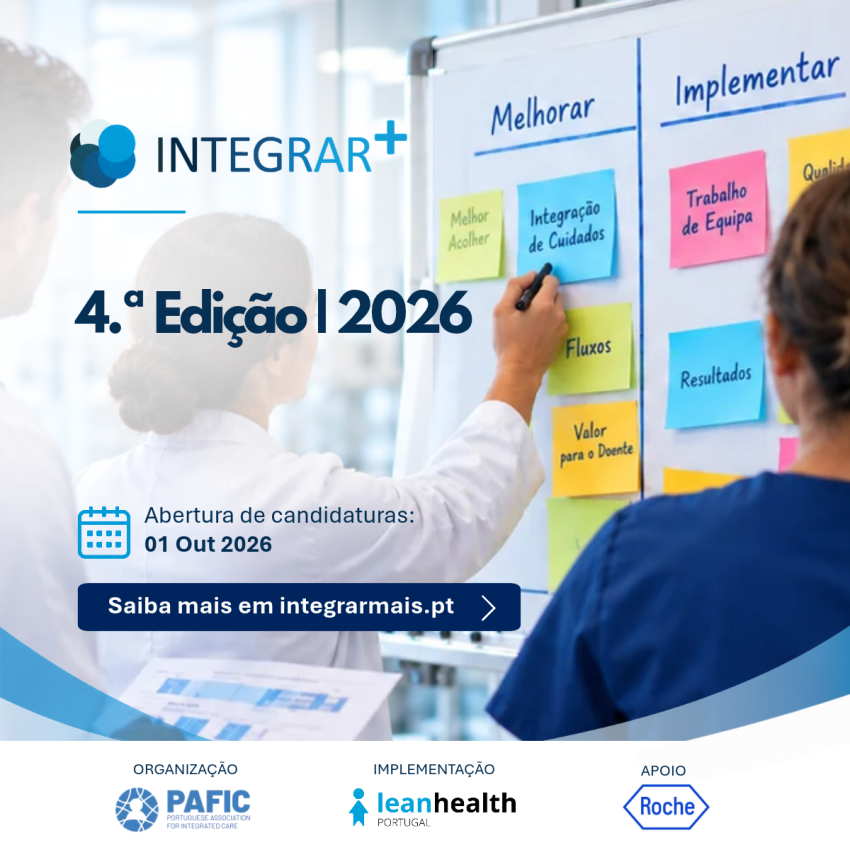 Programa INTEGRAR+ procura 10 equipas com projetos de melhoria na área de integração de cuidados em Oncologia, Neurologia, Oftalmologia, Cardiometabólica e Doenças Raras
